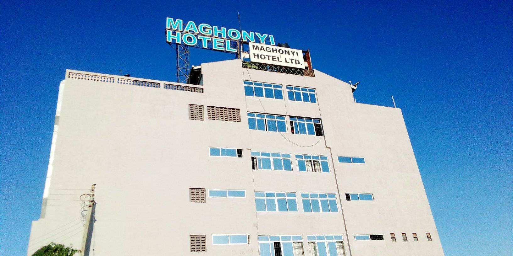 Hotel exterior side view